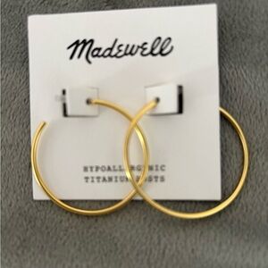 Madewell Gold Minimalist Earrings